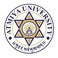 atmiya university logo image