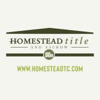 homestead title and escrow logo image