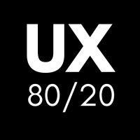 ux 80/20 logo image