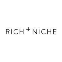 rich + niche logo image