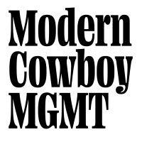 modern cowboy managment logo image