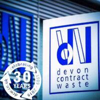 devon contract waste logo image