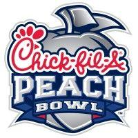 chick-fil-a peach bowl logo image