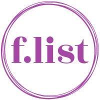 the f list for music logo image