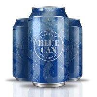 blue can water logo image