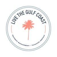 live the gulf coast vacation rentals logo image