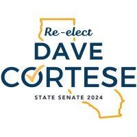 re-elect dave cortese - ca senate 2024 logo image