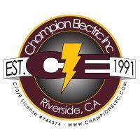 champion electric inc. logo image