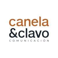 canela y clavo comunicación logo image