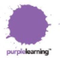 purple learning logo image