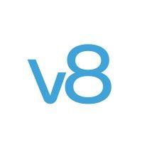 v8 interactive logo image