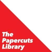 the papercuts library logo image