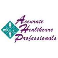 accurate healthcare professionals logo image