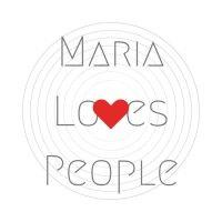 maria loves people logo image