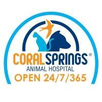 coral springs animal hospital logo image