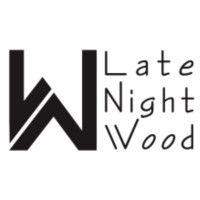 late night wood logo image