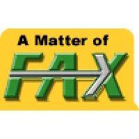 a matter of fax logo image