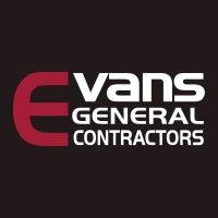 evans general contractors logo image