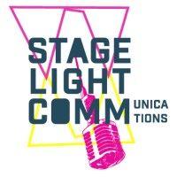 stage light communications logo image