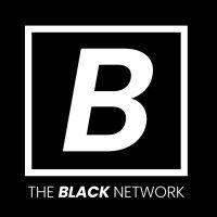 the black network logo image