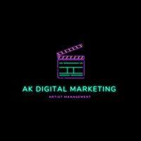 ak digital marketing & artist management logo image