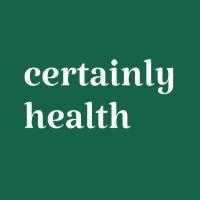 certainly health logo image