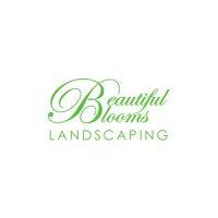 beautiful blooms landscaping logo image