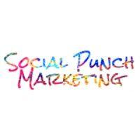 social punch marketing logo image