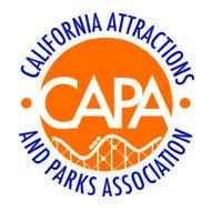 california attractions and parks association logo image