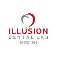 illusion dental laboratory logo image