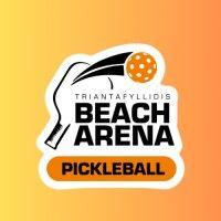 the beach arena pickleball club logo image