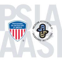 psia - aasi professional ski instructors of america - american association of snowboard instructors logo image