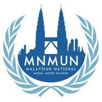 malaysian national model united nations logo image