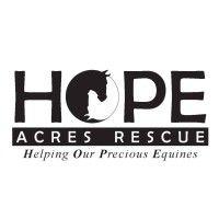 h.o.p.e. acres rescue logo image