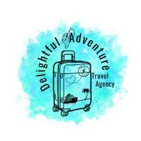 delightful adventure travel logo image