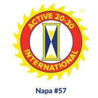 active 20-30 club of napa #57 logo image