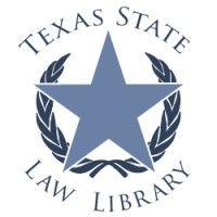 texas state law library logo image