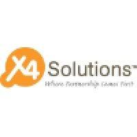 x4 solutions logo image