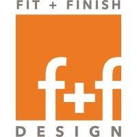 fit + finish design logo image