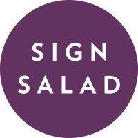 sign salad