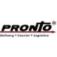 pronto delivery, courier, and logistics logo image