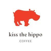 kiss the hippo coffee logo image