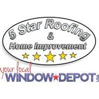 5 star roofing & home improvement logo image