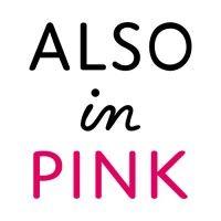 also in pink logo image