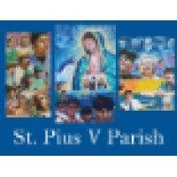 st. pius v catholic church and elementary school logo image