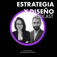 estrategia y diseño podcast logo image