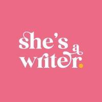 she's a writer logo image