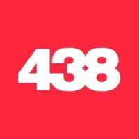 438 marketing logo image