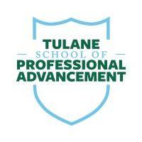 tulane university school of professional advancement logo image