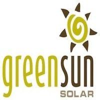 green sun solar logo image